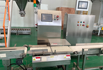  檢測涂料重量不達標自動剔除客戶使用現(xiàn)場